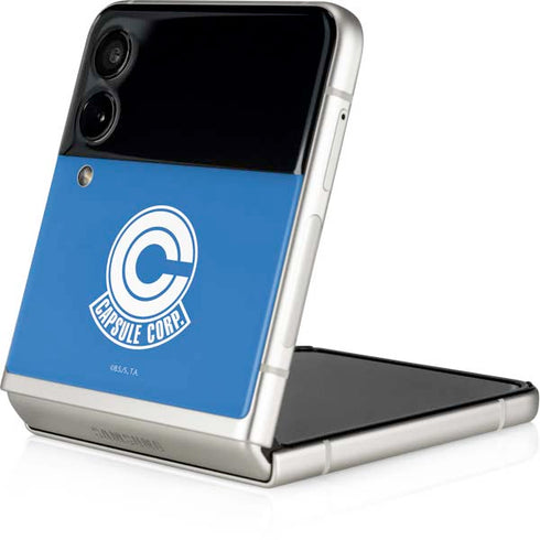 Dragon Ball Z Capsule Corp Galaxy Z Flip3 5G Skin